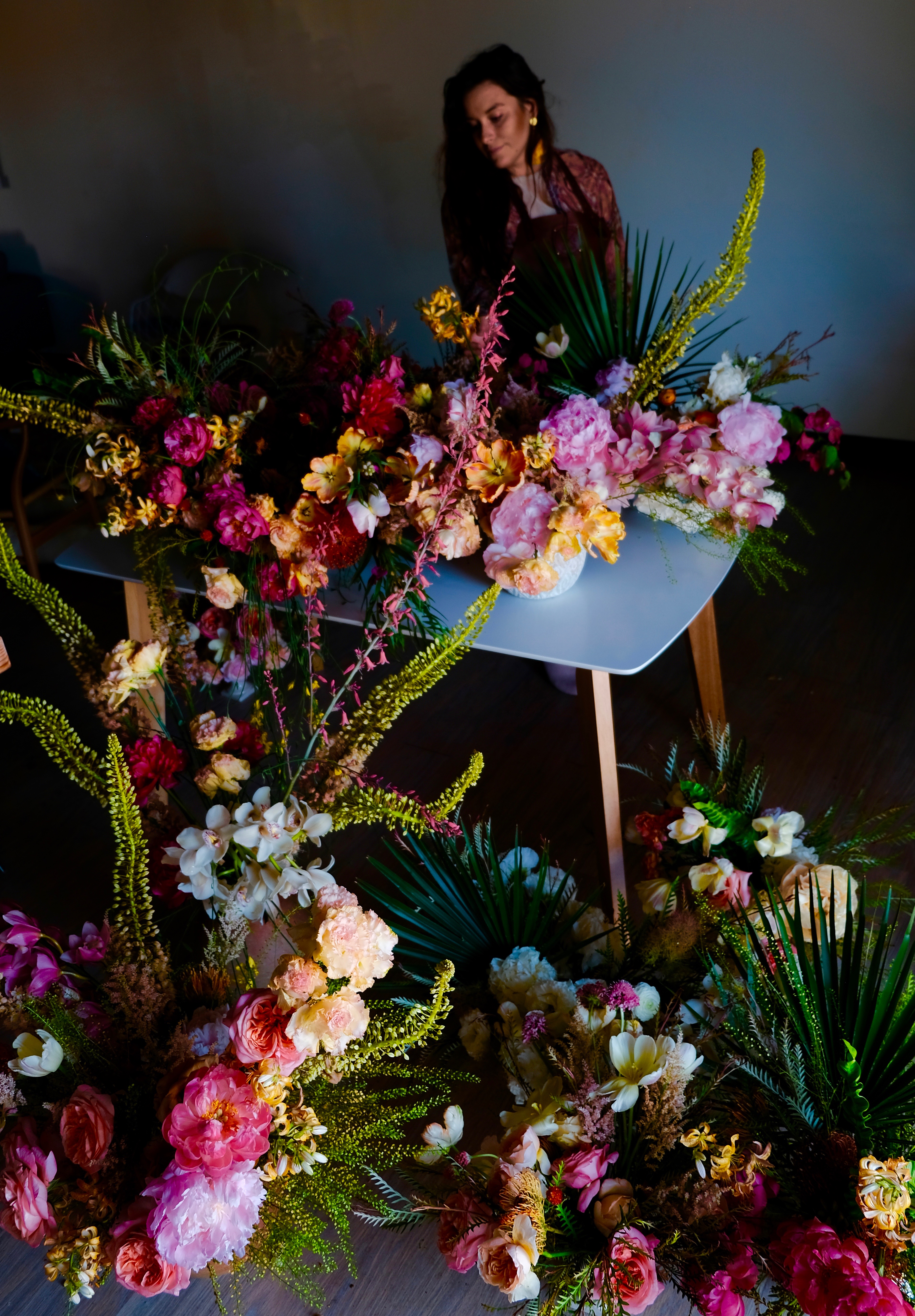 Colorful event flowers