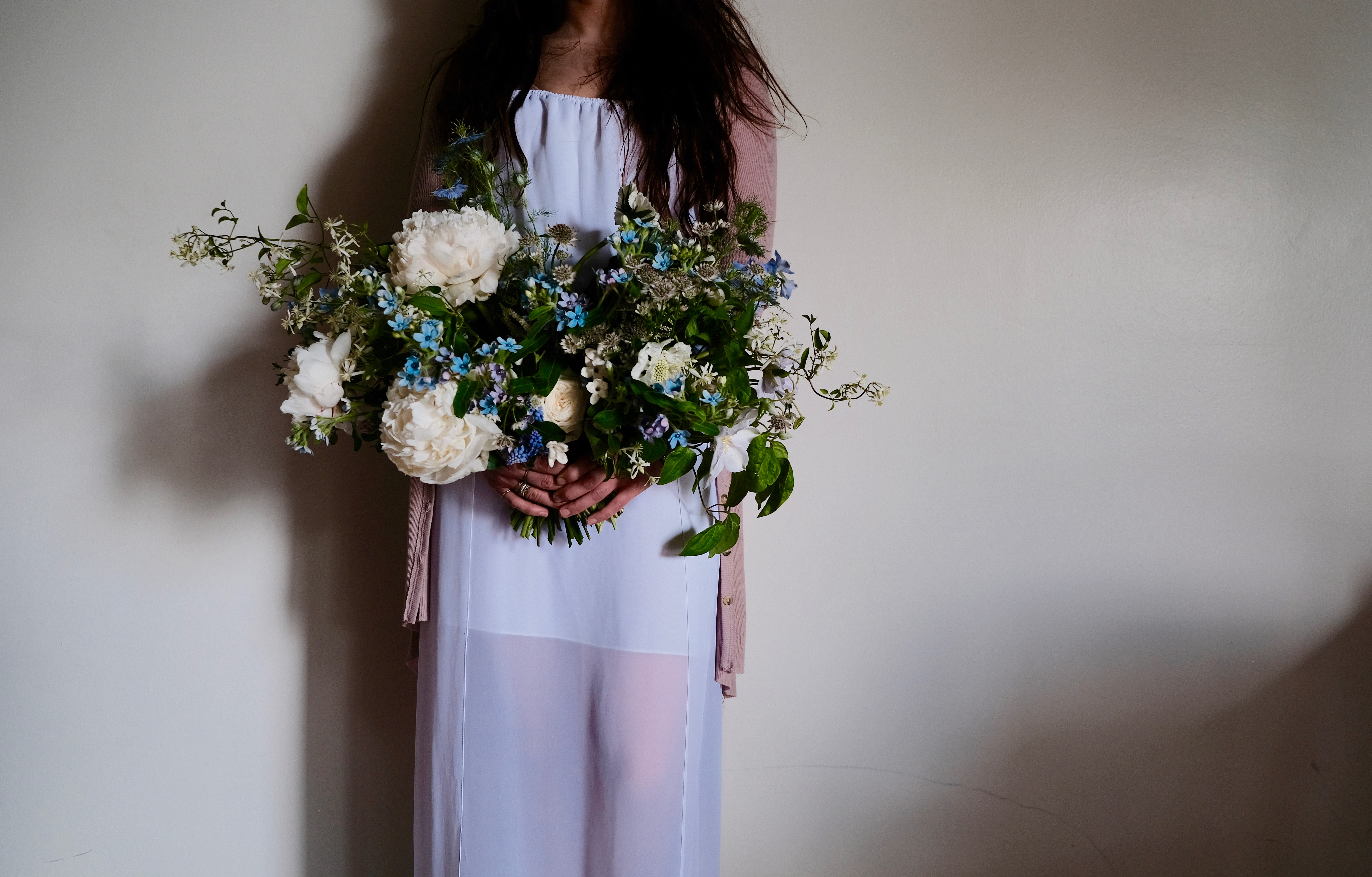 Blue Garden Style Bouquet