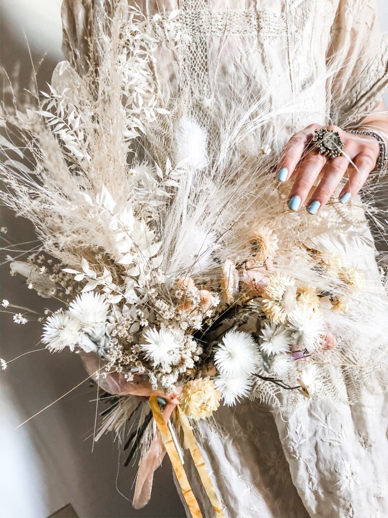 bohemian bridal bouquet